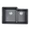 Msi Black Double Bowl 32in X 21in Quartz Undermount 60/40 Kitchen Sink ZOR-QTZ-DBSNK-0104 - alternate 5